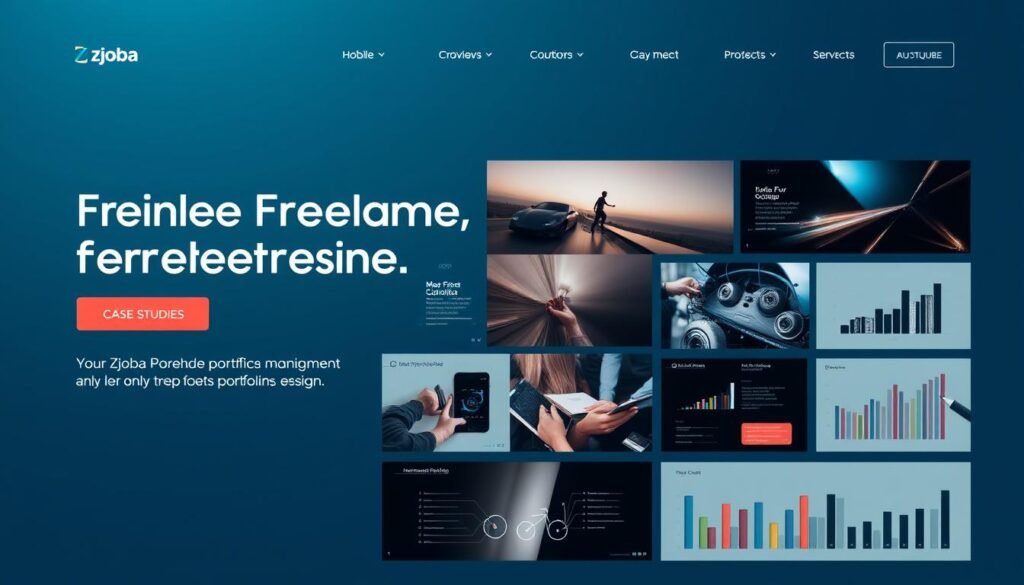 case studies freelance portfolio